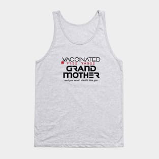 Vaccinated Grandmother Tank Top